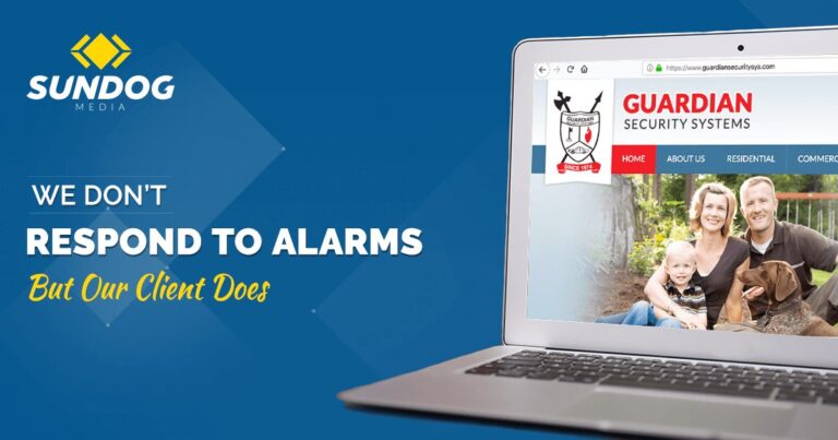 We don’t respond to alarms (at your house! ) but our client does