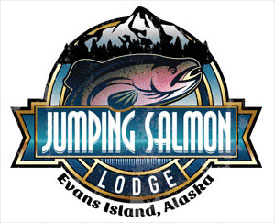 Alaska jumping salmon lodge