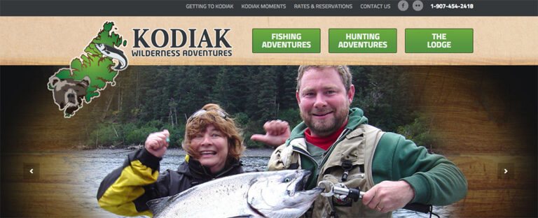 Kodiak wilderness adventures has launched their new site!