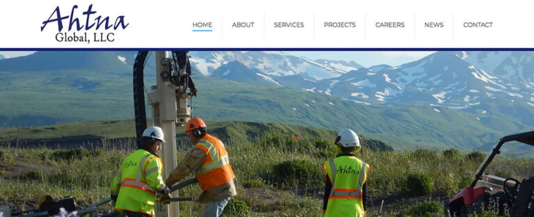 Ahtna global’s new site