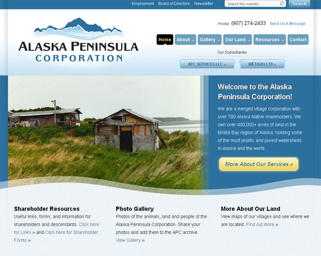 Alaska peninsula corporation has an update in the works!