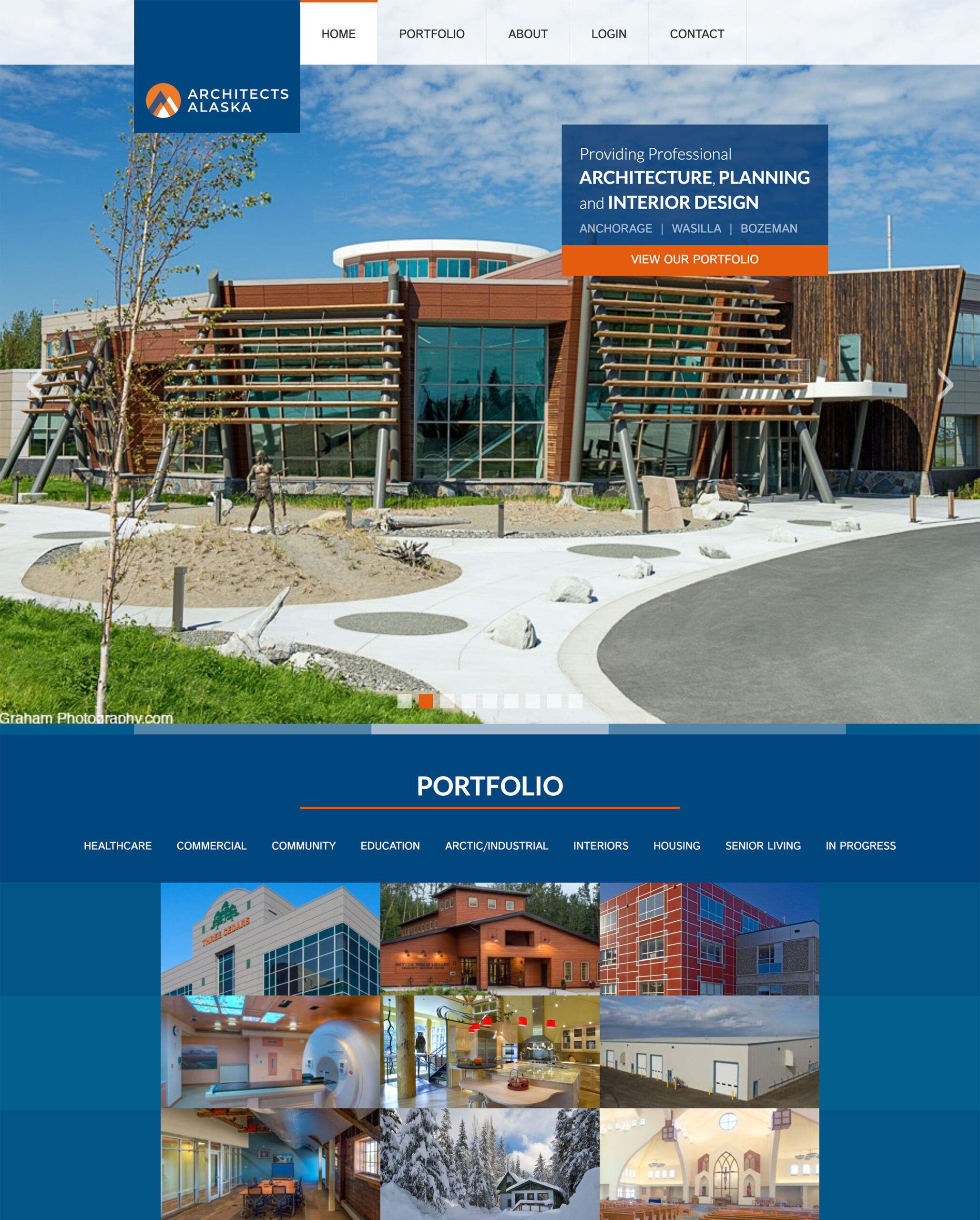 architectsalaska Homepage Screenshot