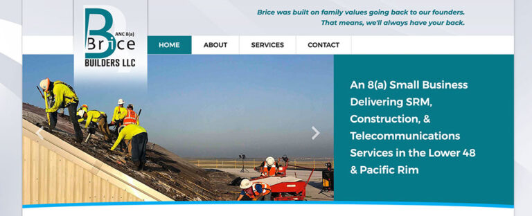 Brice builders launched a new site