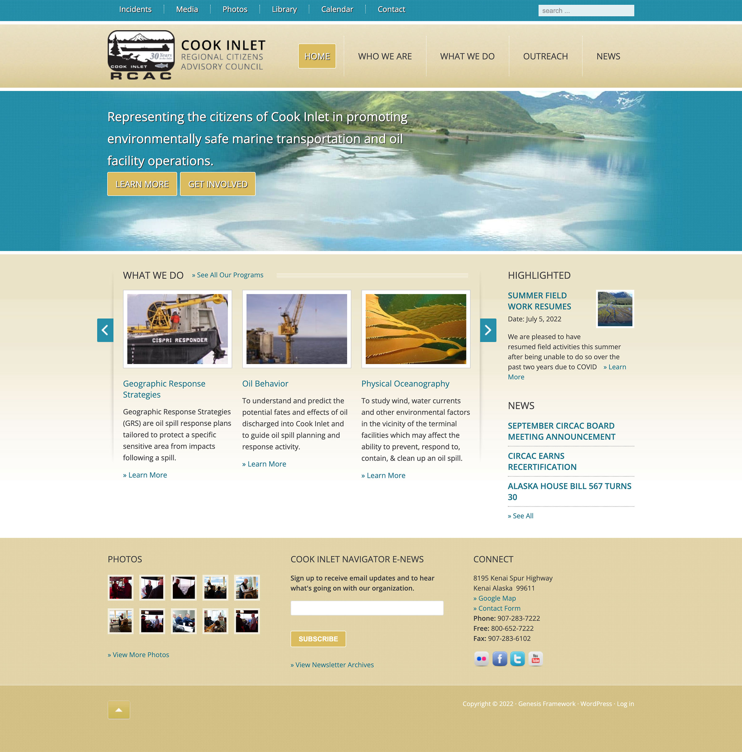 circac Homepage Screenshot