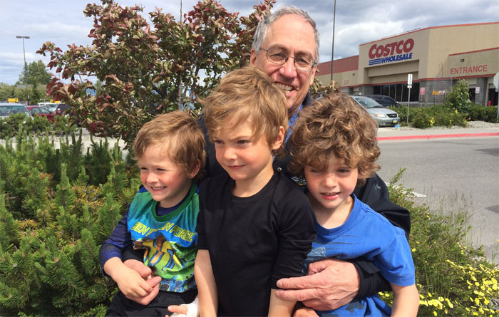 Dr. Dekeyser and our triplets