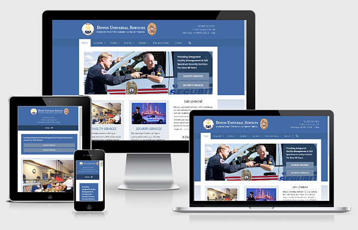 A responsive new look for the doyon universal services!