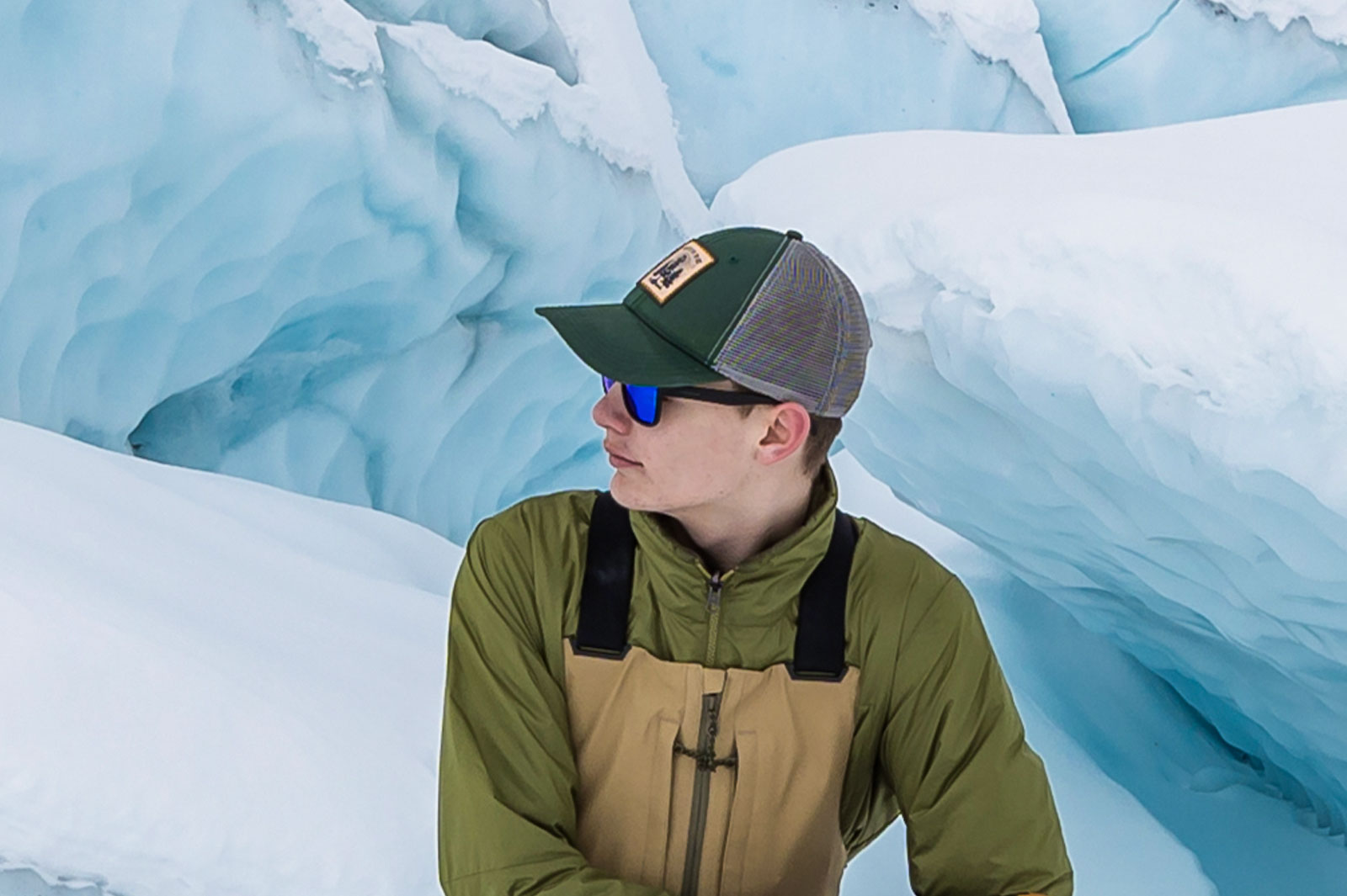 Jacob at the Matanuska Glacier
