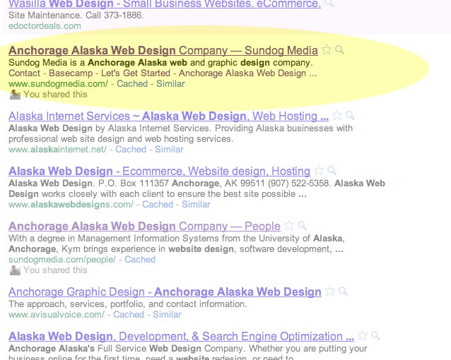 Anchorage alaska web design feels so good!