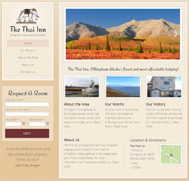 A new website for the thai inn is launched!