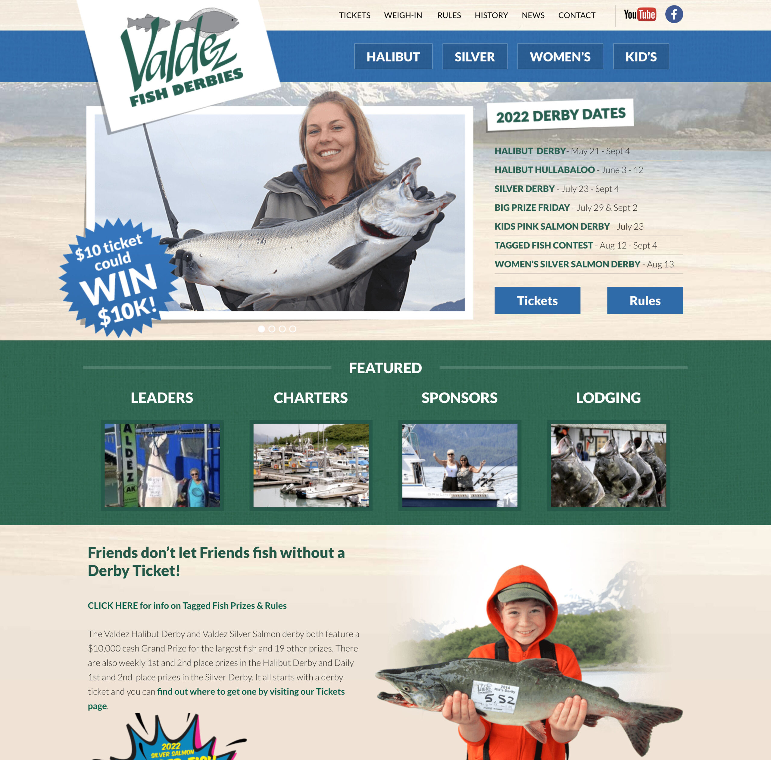 valdezfishderbies Homepage Screenshot