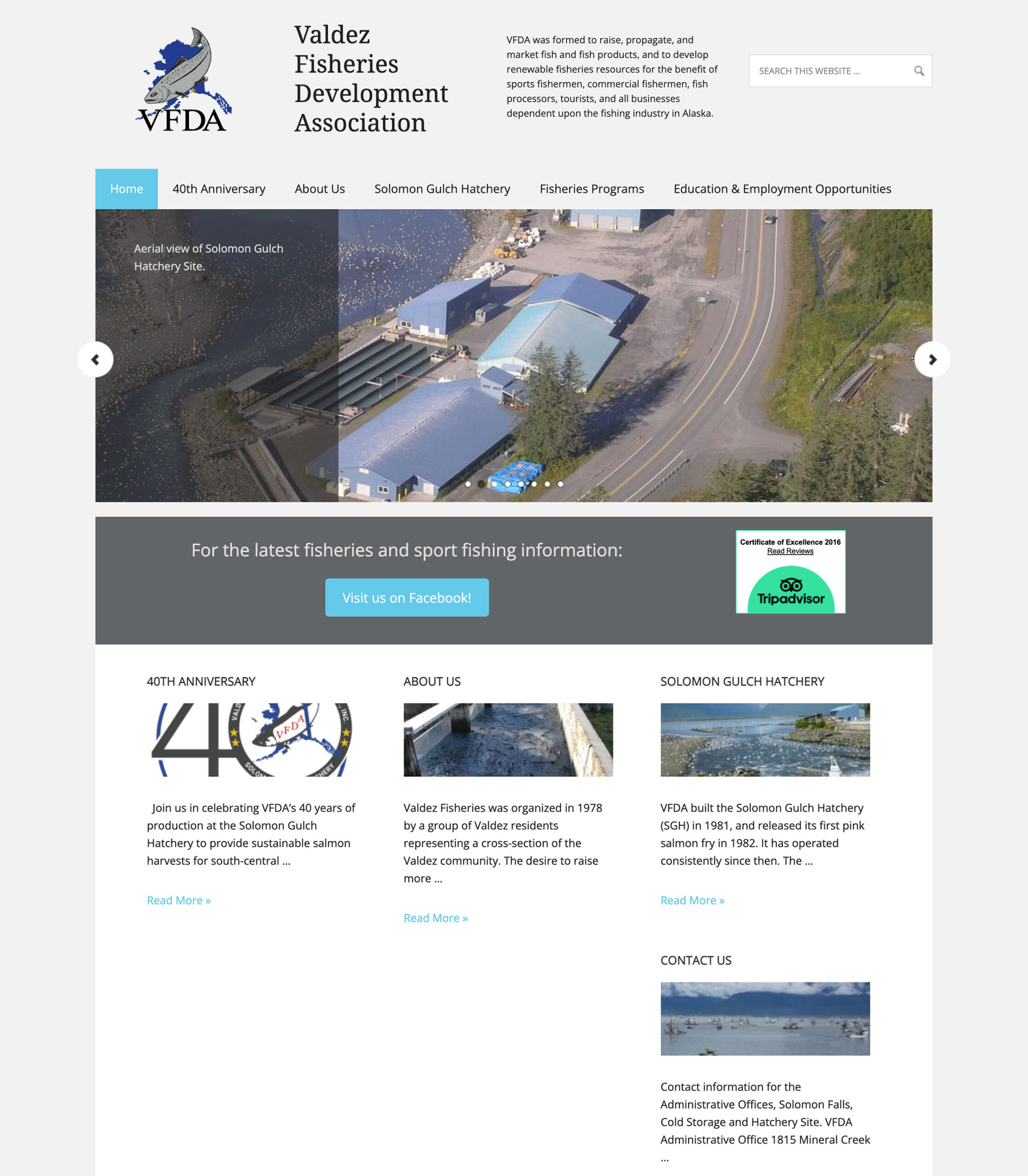 valdezfisheries Homepage Screenshot